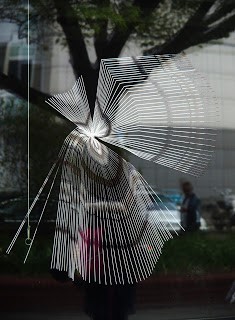 Streifen auf der Fensterscheibe